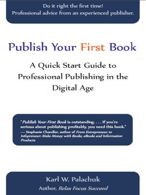 cover image of Publish Your First Book